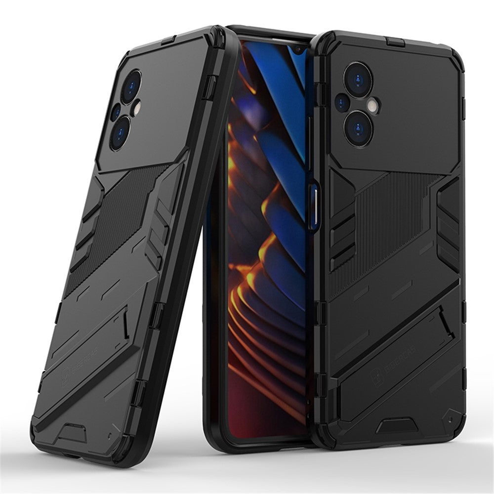 For Xiaomi Poco M4 5G Shockproof Kickstand Case Hybrid Hard PC Soft TPU Protective Phone Cover