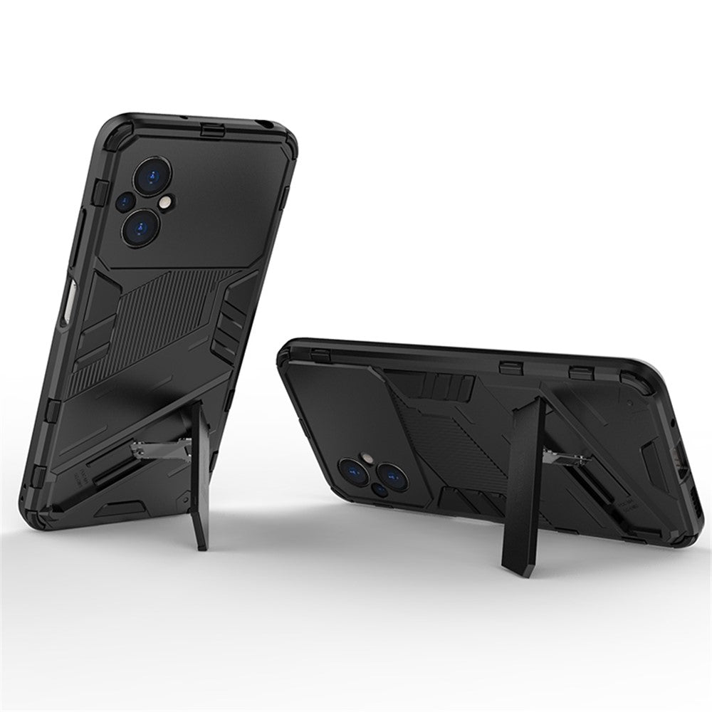 For Xiaomi Poco M4 5G Shockproof Kickstand Case Hybrid Hard PC Soft TPU Protective Phone Cover