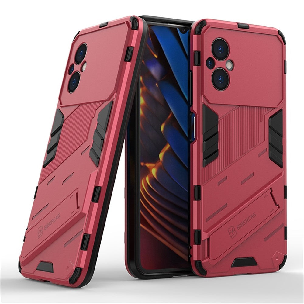 For Xiaomi Poco M4 5G Shockproof Kickstand Case Hybrid Hard PC Soft TPU Protective Phone Cover