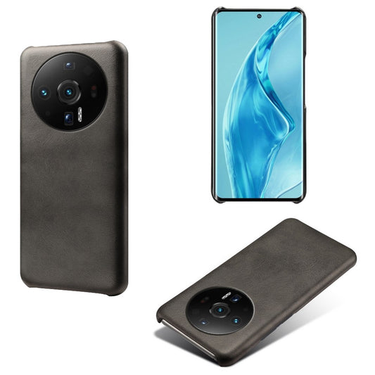 Xiaomi 12S Ultra 5G Handyhülle – Verschleißfeste aus PU-Leder mit Kalbsstruktur und harter PC
