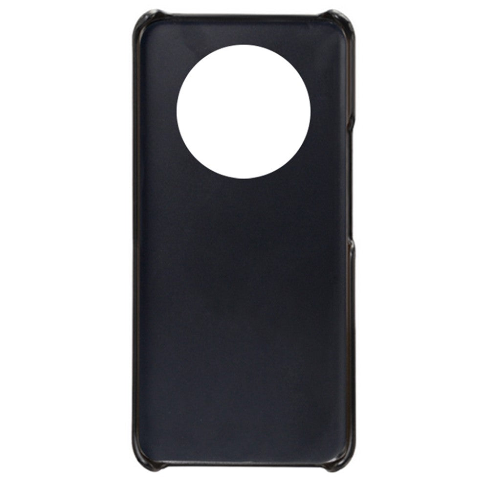 For Xiaomi 12S Ultra 5G Wear-resistant Calf Textured PU Leather Coating Hard PC Mobile Phone Case Cover