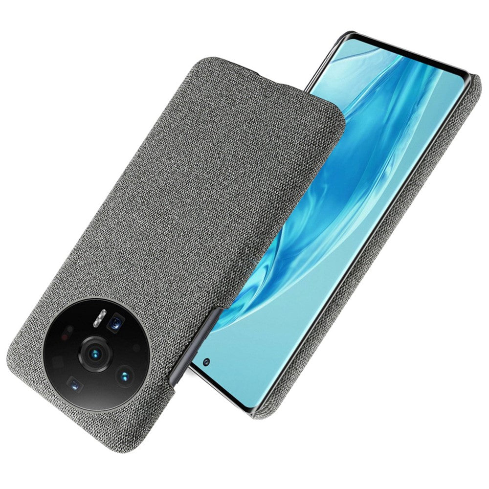 For Xiaomi 12S Ultra 5G Anti-shock Phone Case Solid Color Cloth Fabric Well-protected Mobile Phone Cover