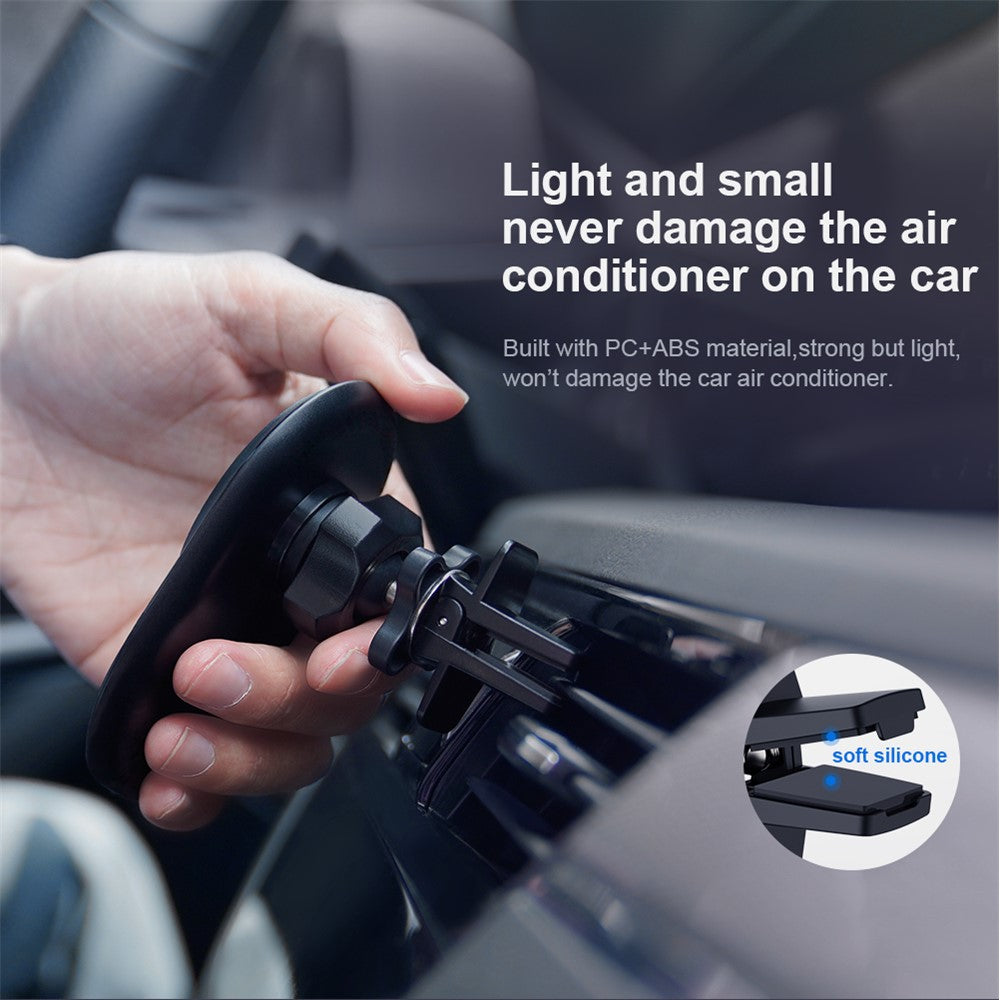 NILLKIN MagRoad Lite Magnetic Car Air Vent Mobile Holder Clip Mount Support Bracket for iPhone 12