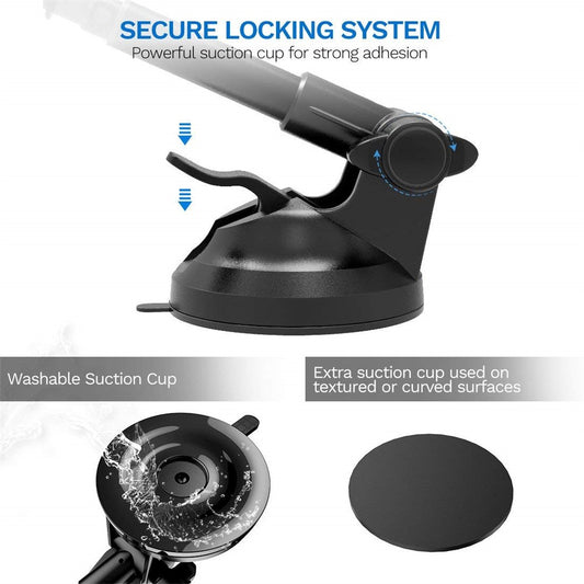 Auto-Handyhalterung – Universal Strong Magnetic Attraction Car Phone Mount Adjustable Magnetic Mount Car Holder for iPhone Samsung Huawei Etc.