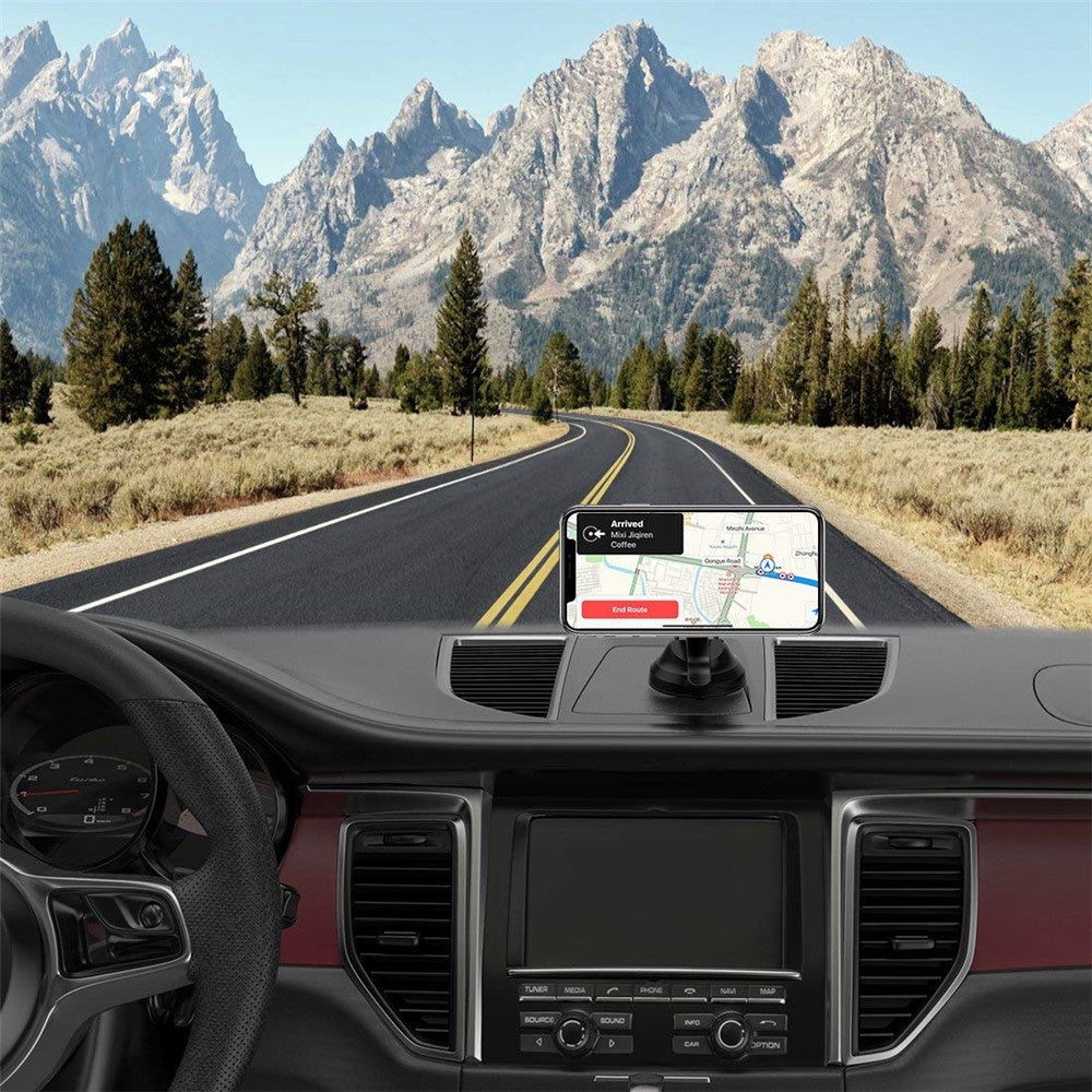 Universal Strong Magnetic Attraction Car Phone Mount Adjustable Magnetic Mount Car Holder for iPhone Samsung Huawei Etc.