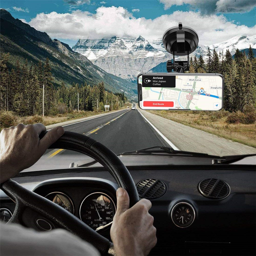Universal Strong Magnetic Attraction Car Phone Mount Adjustable Magnetic Mount Car Holder for iPhone Samsung Huawei Etc.
