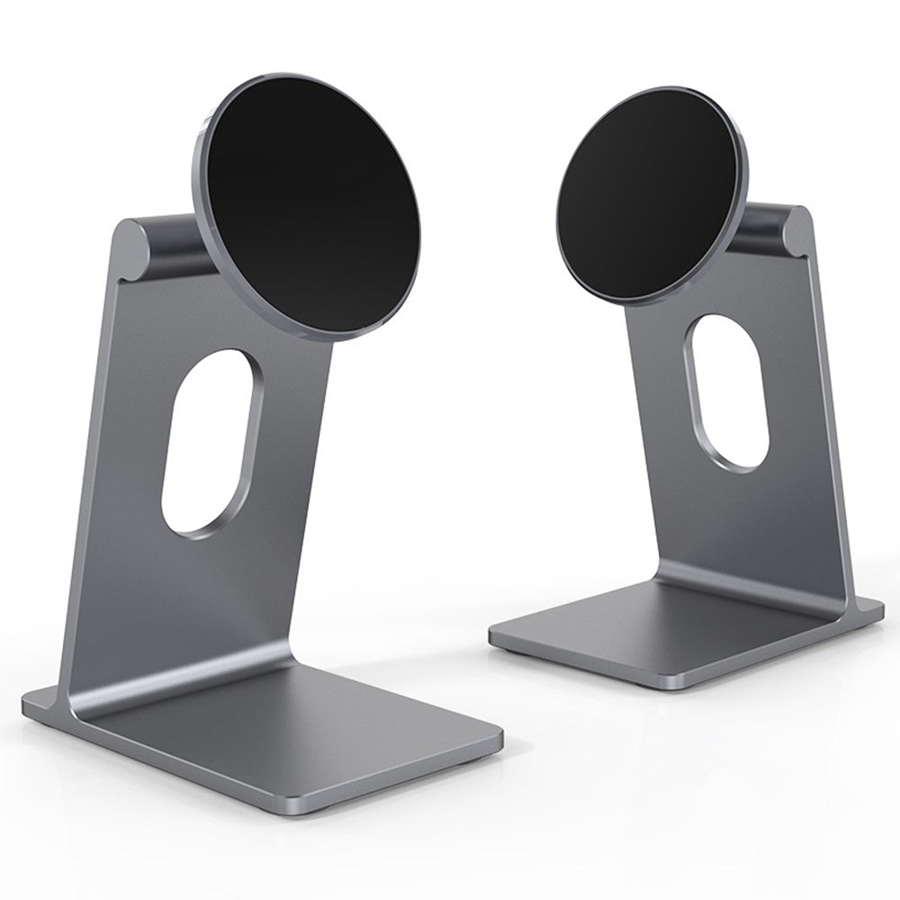 R-JUST SJ18 Universal Aluminium Alloy Desktop Phone Stand Holder Magnetic Tablet Phone Bracket