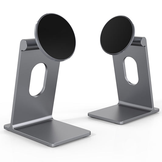 R-JUST SJ18 Universal Aluminium Alloy Desktop Phone Stand Holder Magnetic Tablet Phone Bracket