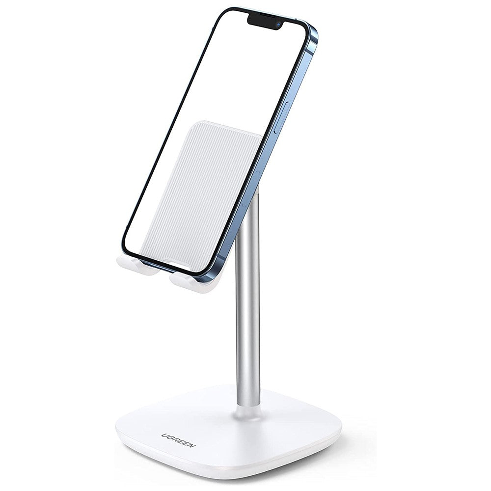 UGREEN 60343 Desk Phone Holder Adjustable Mini Tablet Stand for Video Call Shooting Compatible with iPhone 13 Pro Max Galaxy S21 Ultra S20 FE