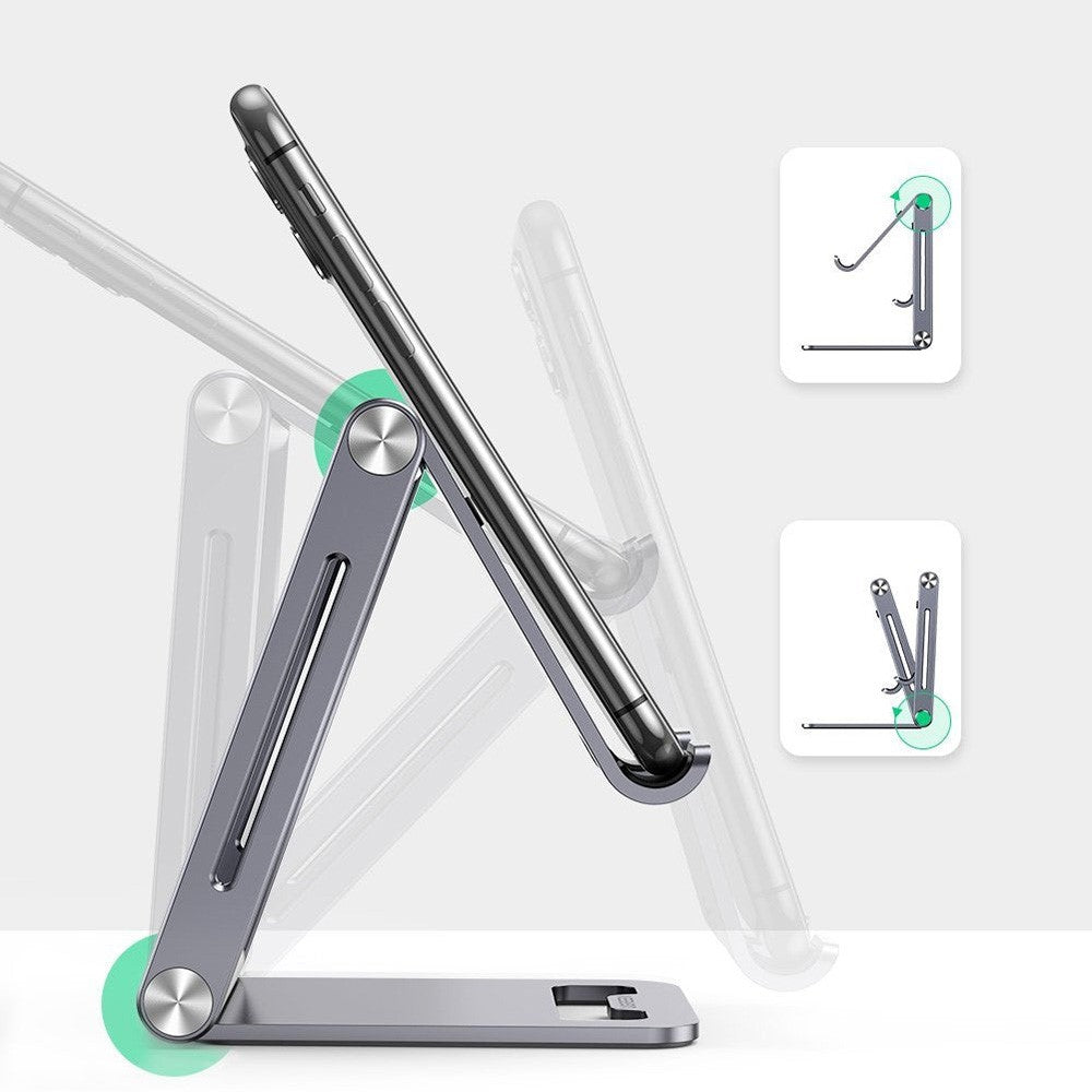 Tisch-Handyhalterung – Tragbar, faltbar & aus Aluminiumlegierung