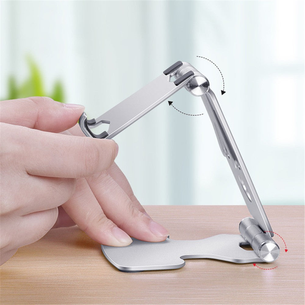 V-shaped Top Design Cell Phone Stand Angle Adjustable Desk Sturdy Folding Tablet Holder Stand for Home Office