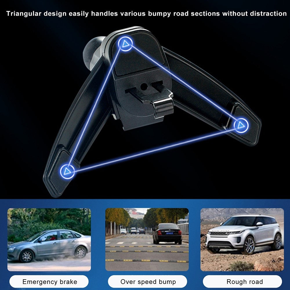 SUMI-TAP Car Air Vent Mount Double Head 360 Degree Magnetic Mobile Phone Holder