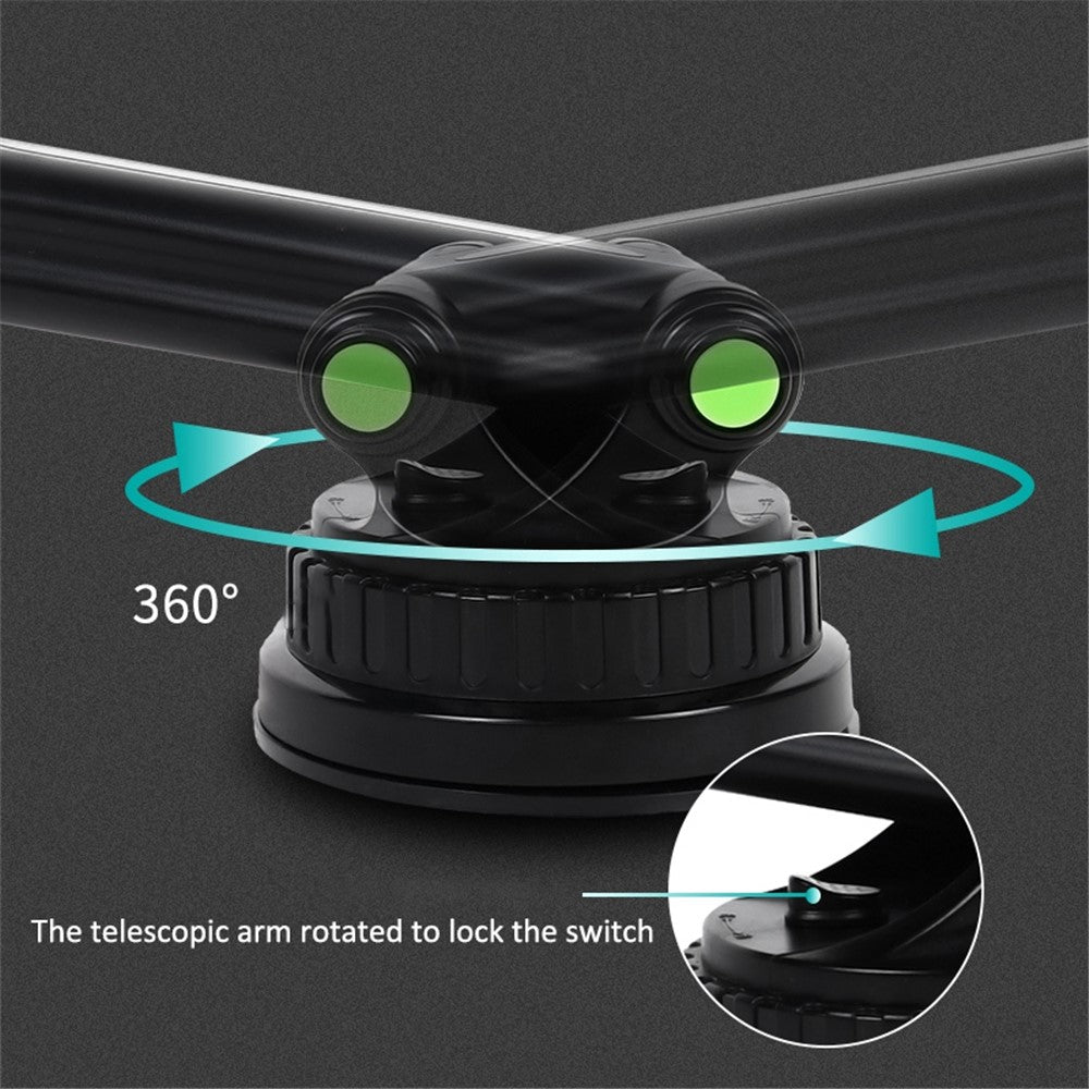 CST-03 Retractable Cell Phone Holder Suction Cup Long Arm Car Phone Mount for Car Dashboard Windshield Air Vent
