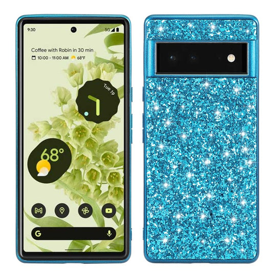Pixel 6 Schutzhülle – Funkelnde Glitzer-Rückseite