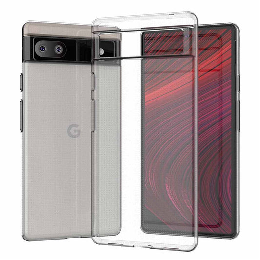 Pixel 6a Transparente Hülle – Kratzfest, weich & stoßfest