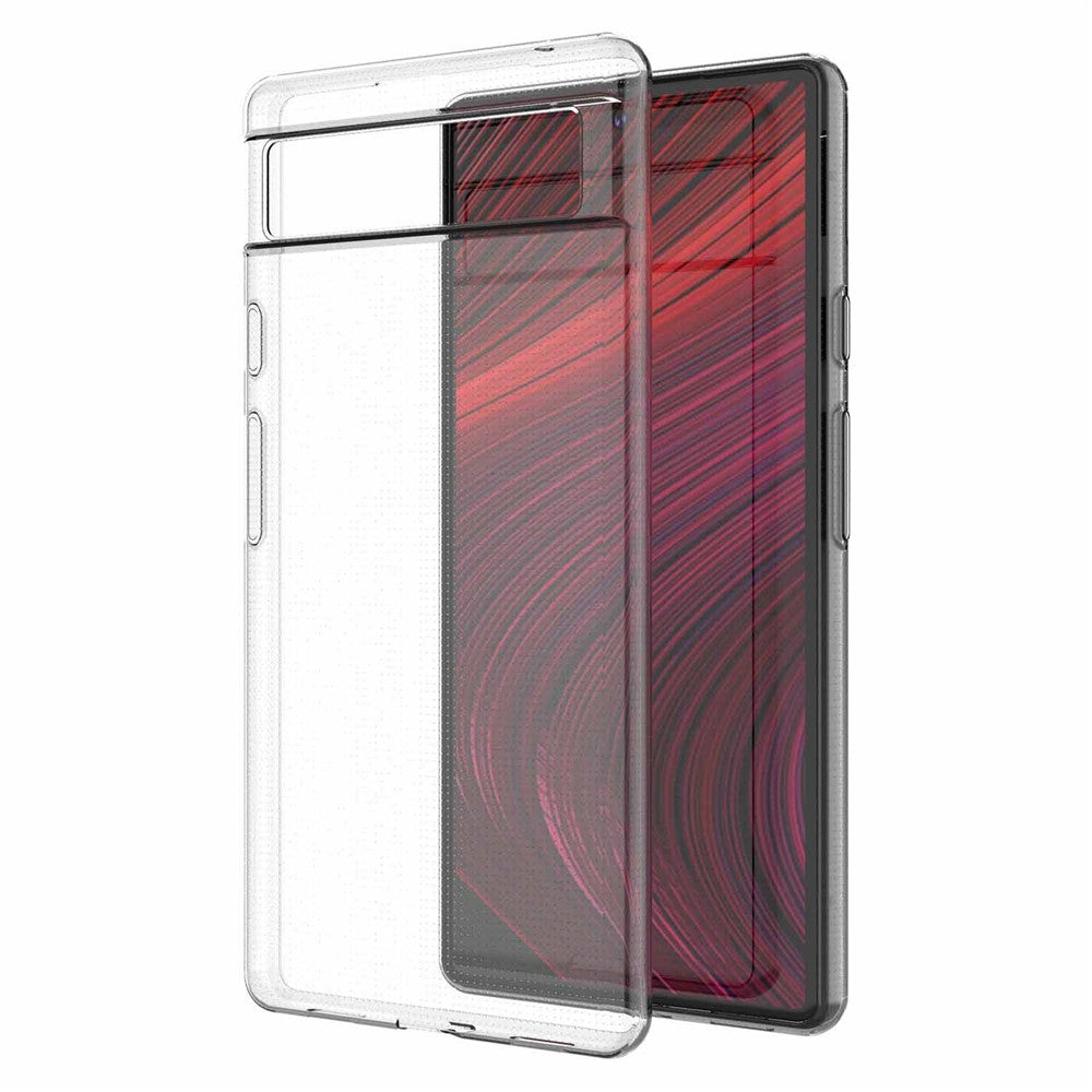 Pixel 6a Transparente Hülle – Kratzfest, weich & stoßfest