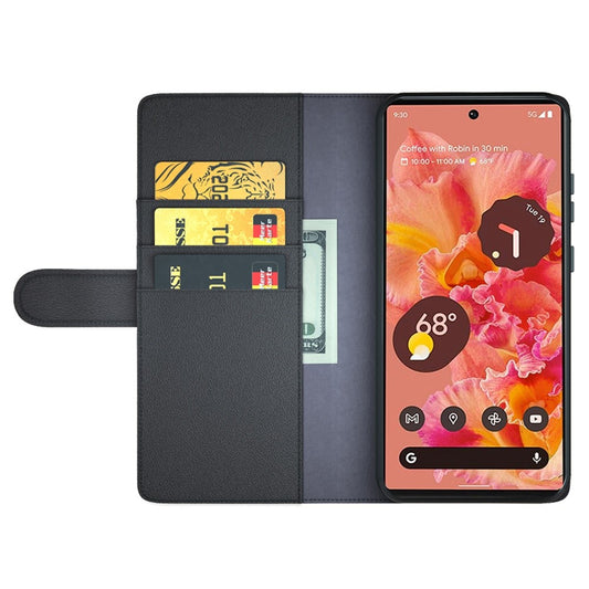 Pixel 6 Echtleder Hülle mit Kartenfach