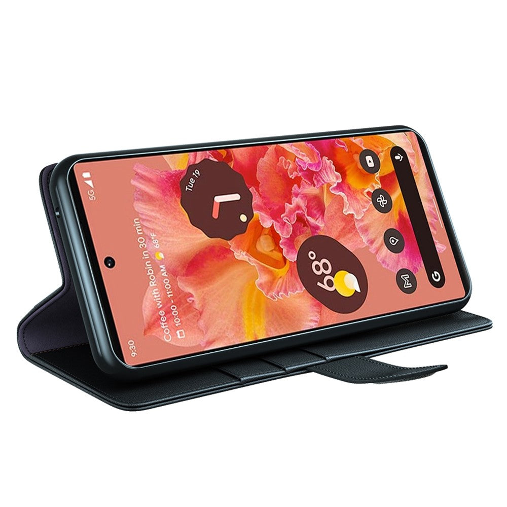 Pixel 6 Echtleder Hülle mit Kartenfach