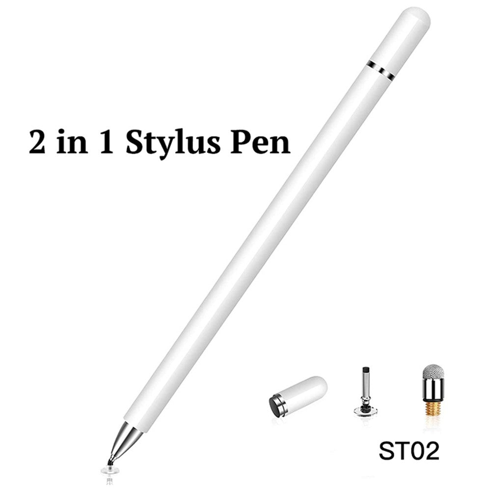 YESIDO ST02 2-in-1 Kapazitiver Stift – Mit Scheibe & Netzfaserspitze, für Tablets & Laptops