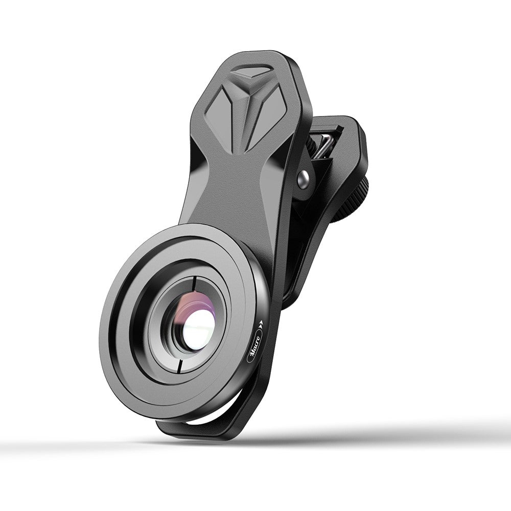 APEXEL APL-HB2IN1WM Handy-Objektiv-Set – 2-in-1-Clip-On-Makroobjektiv (10x) & 120° Weitwinkelobjektiv
