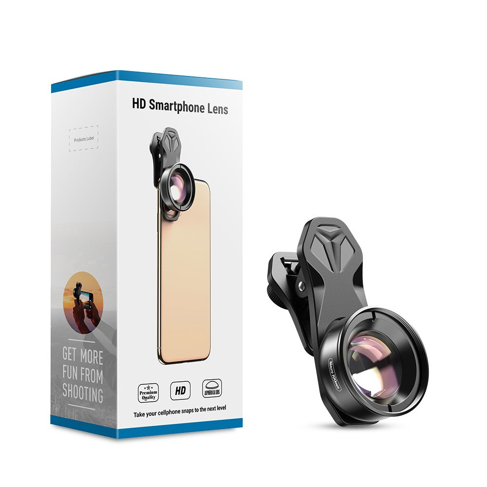 APEXEL APL-HB100MM CPL-Sternfilter-Objektiv – 100mm Makro 4K HD, für Handykameras (iPhone, Samsung, Sony)