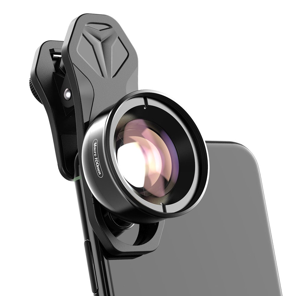 APEXEL APL-HB100MM CPL-Sternfilter-Objektiv – 100mm Makro 4K HD, für Handykameras (iPhone, Samsung, Sony)
