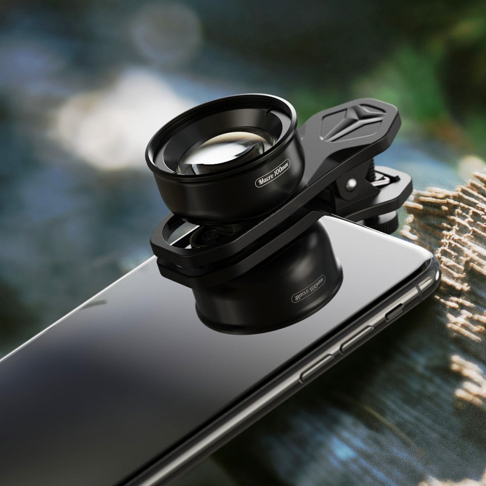 APEXEL APL-HB100MM CPL-Sternfilter-Objektiv – 100mm Makro 4K HD, für Handykameras (iPhone, Samsung, Sony)