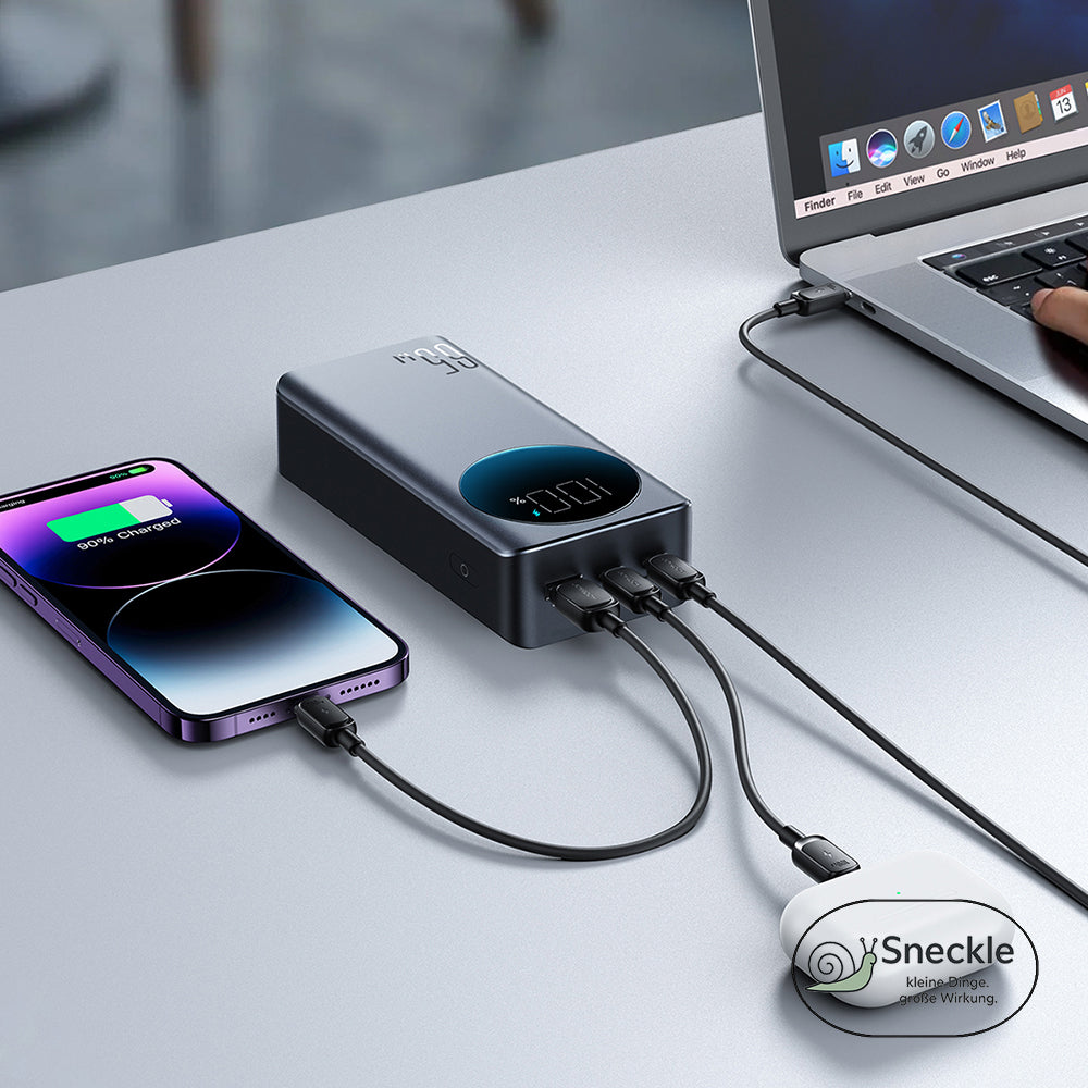 PowerBank 30000mAh Super-Schnellladegerät - 65W