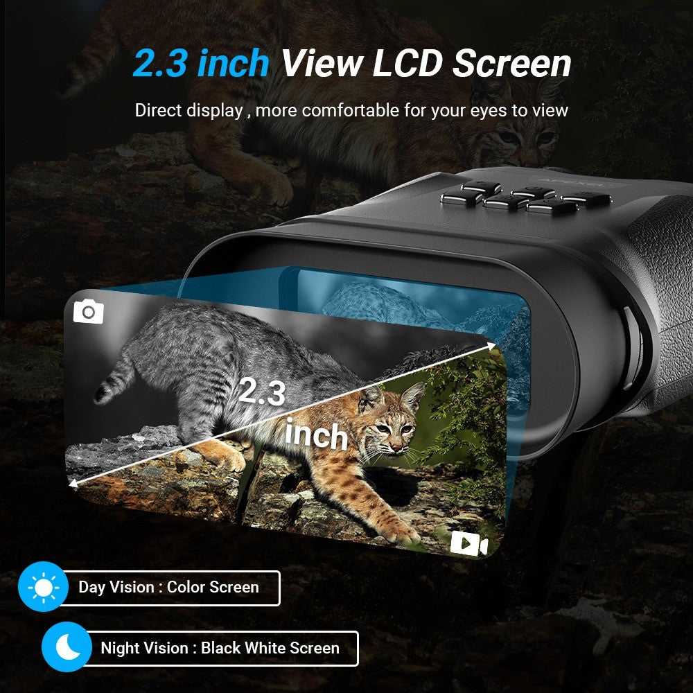 APEXEL APL-NV008 Infrarot-Nachtsichtfernglas – 12-facher digitaler Zoom, Nachtsicht mit 5 einstellbaren IR-Stufen