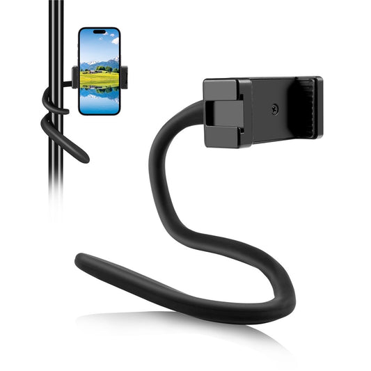 Stativ oder Selfie-Stick – PULUZ PU882B Flexible Silicone Stand PULUZ PU882B Flexibler Silikonständer für Mobiltelefone/Kameras, universelle 1/4-Zoll-Schraubbefestigung, verstellbare Klemme
