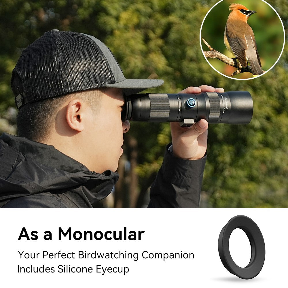 APEXEL APL-T20-60X Monokular-Teleskop – 20-60X Zoom, HD Tragbares Teleskop, für Konzerte / Vogelbeobachtung