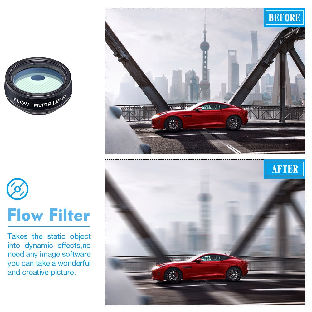 APEXEL APL-DG10 10-in-1 Handy-Kameraobjektiv-Kit – Fisheye, Weitwinkel, Makro-Teleskopobjektiv