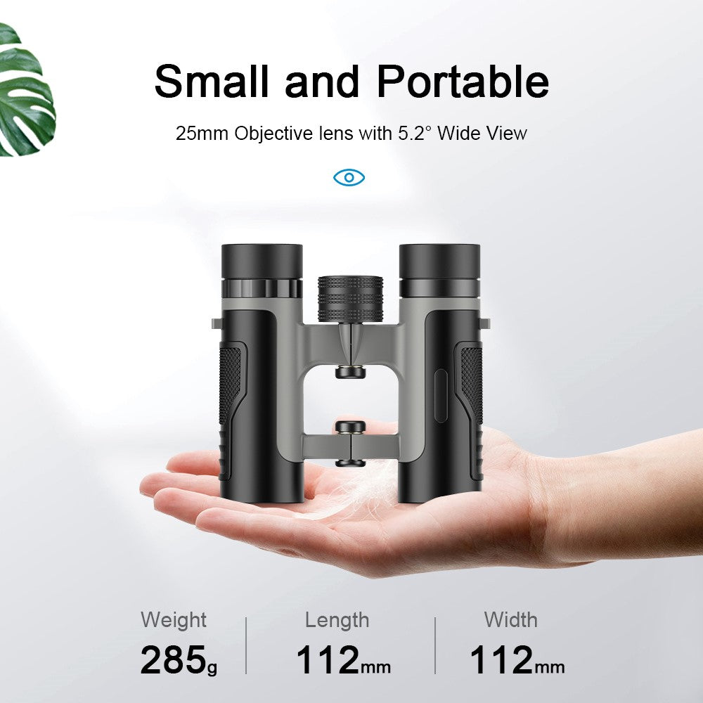 APEXEL Fernglas – 10x25 HD, Mini-Faltfernglas für Outdoor-Aktivitäten wie Camping, Jagen & Tourismus
