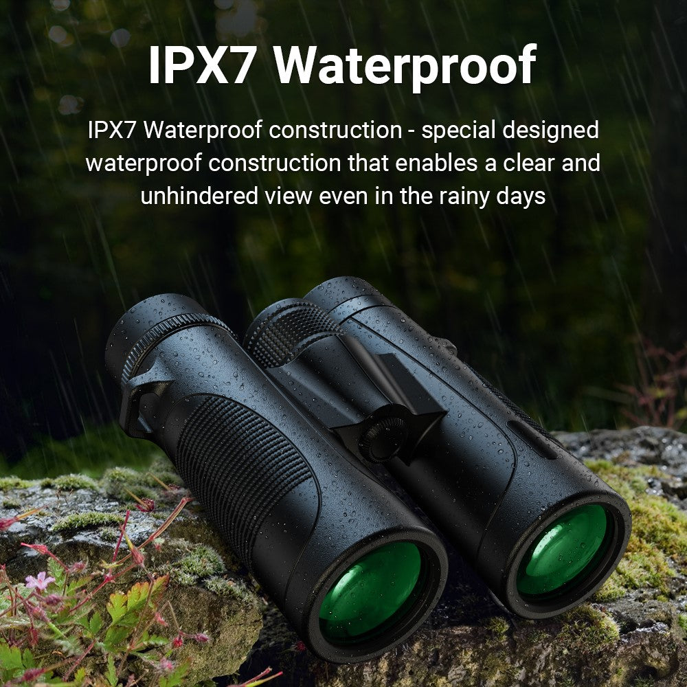 APEXEL 10x42 Wasserdichtes Fernglas – HD,  mit Nachtsichtfunktion, großem Okular & FMC-Mehrschichtvergütung für Vogelbeobachtung, Konzerte & Jagd im Freien