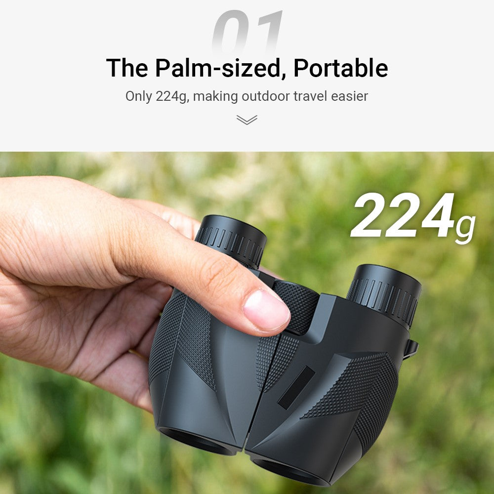 APEXEL 10x25 HD Fernglas – Mit 16-mm-Okular & FMC-Beschichtung, für Vogelbeobachtung, Konzerte & Jagd