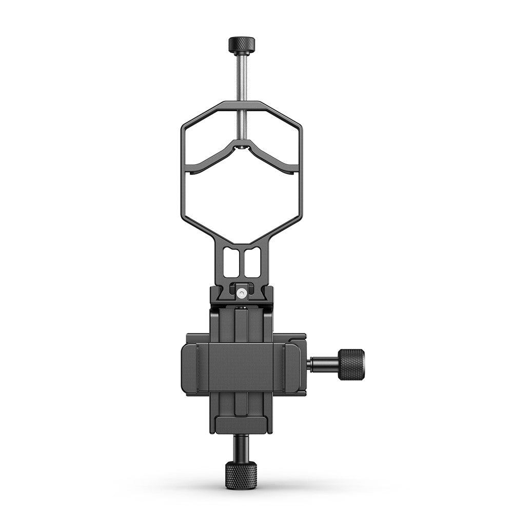 APEXEL APL-F003 Digiscoping-Adapter – Für Smartphone-Teleskop, 3-Achsen-Metallhalterung, Okularanschluss
