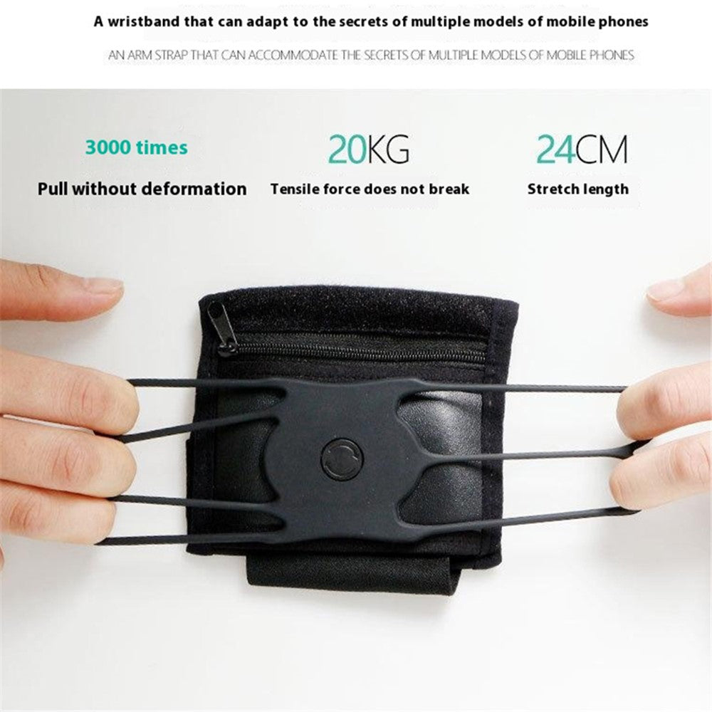 Armband-Handyhalterung – 360 Grad drehbar & Aufbewahrungstasche für Unterarm und Handgelenk