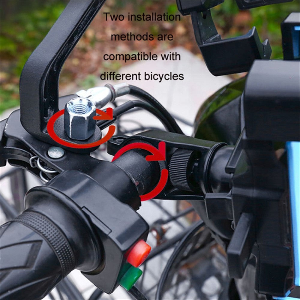 ABS+PC Handyhalterung für Motorrad-Rückspiegel, – Von 4,8 bis 6,8 Zoll