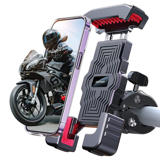 Fahrrad-Handyhalterung für Motorrad & Roller – Mit Anti-Fall, von 4,7 bis 7 Zoll