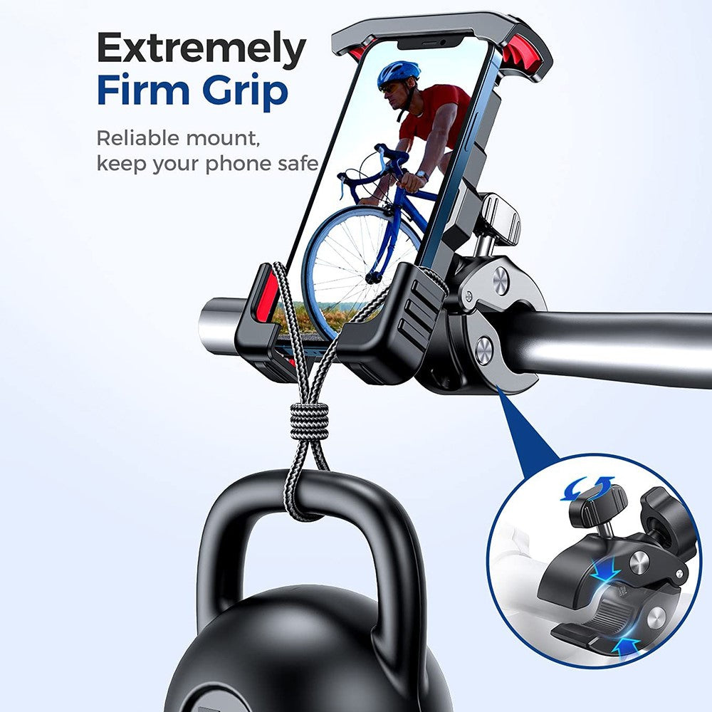 Fahrrad-Handyhalterung für Motorrad & Roller – Mit Anti-Fall, von 4,7 bis 7 Zoll