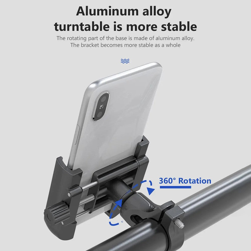 Fahrrad-Handyhalterung – 360 Grad drehbar, aus Aluminiumlegierung