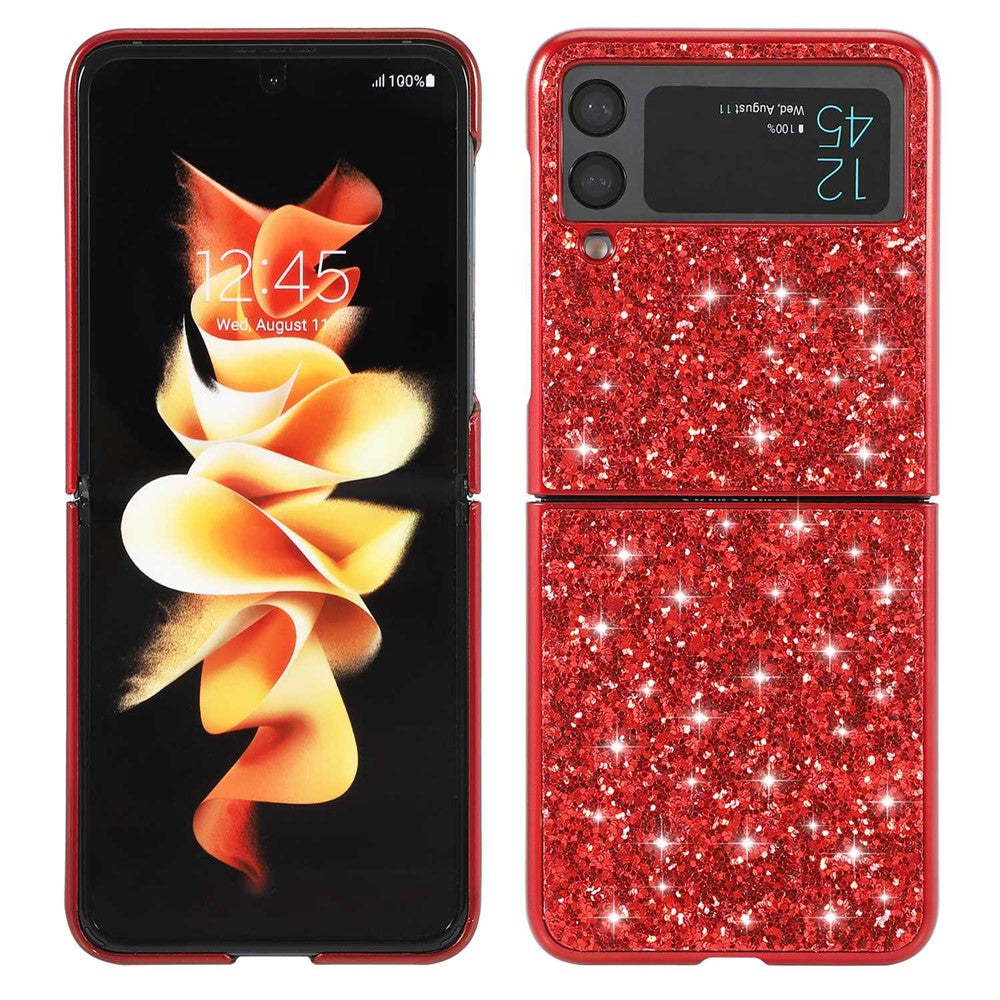 Galaxy Z Flip4 5G Schutzhülle – Funkelnde Glitzer-Rückseite