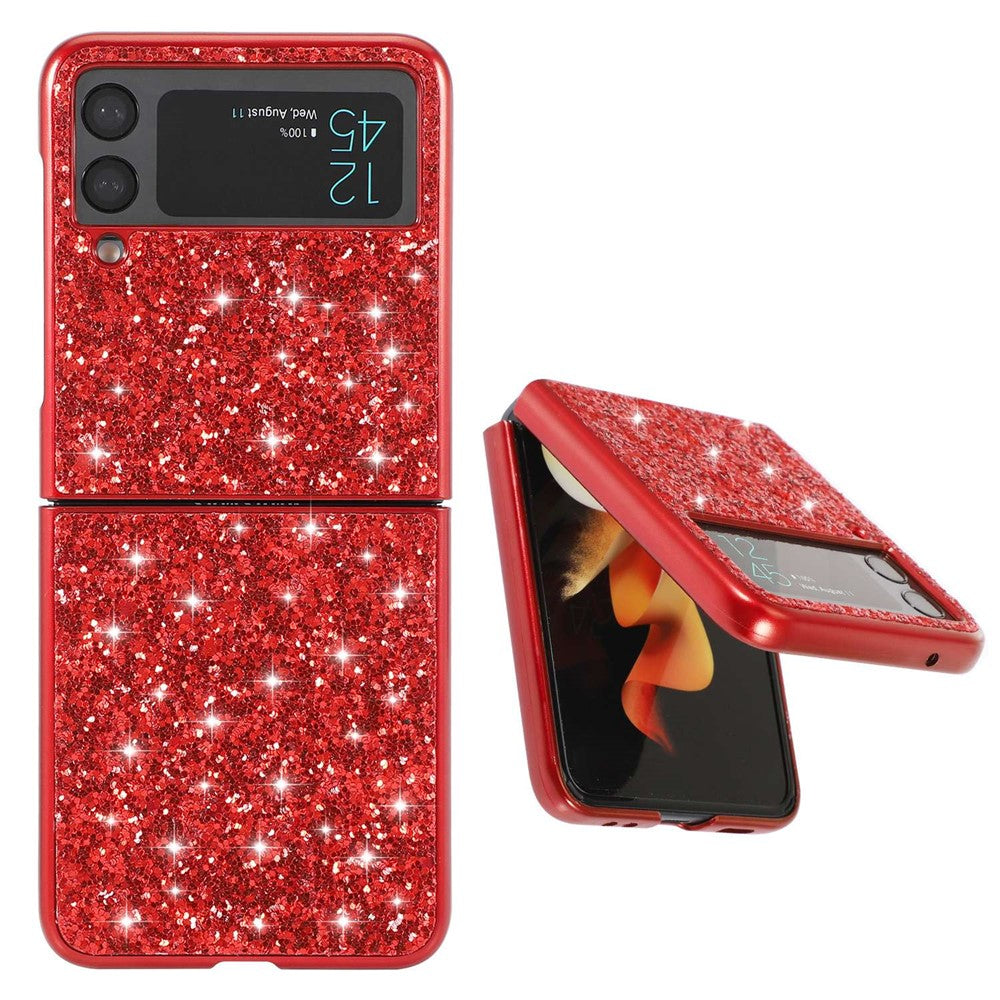 Galaxy Z Flip4 5G Schutzhülle – Funkelnde Glitzer-Rückseite