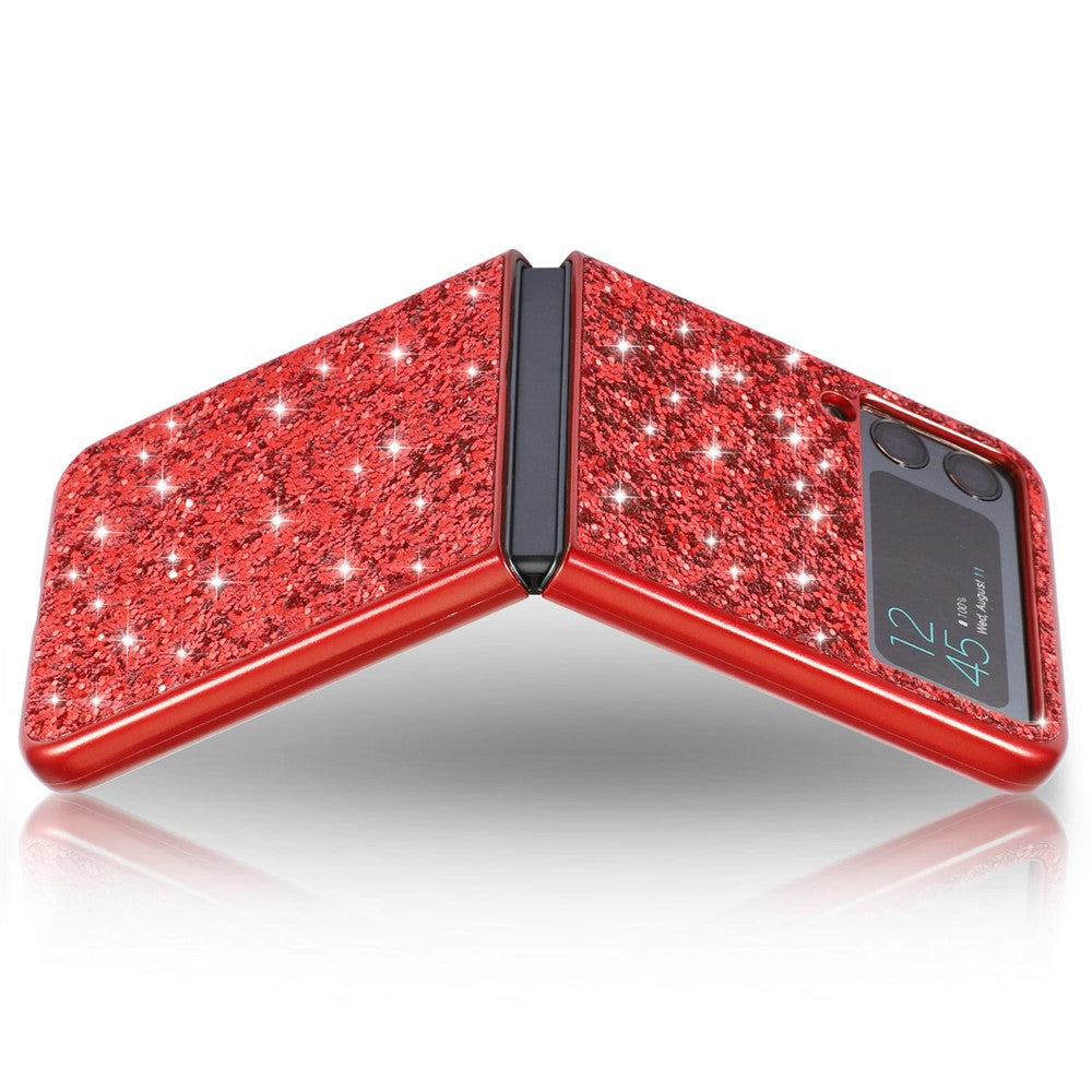 Galaxy Z Flip4 5G Schutzhülle – Funkelnde Glitzer-Rückseite