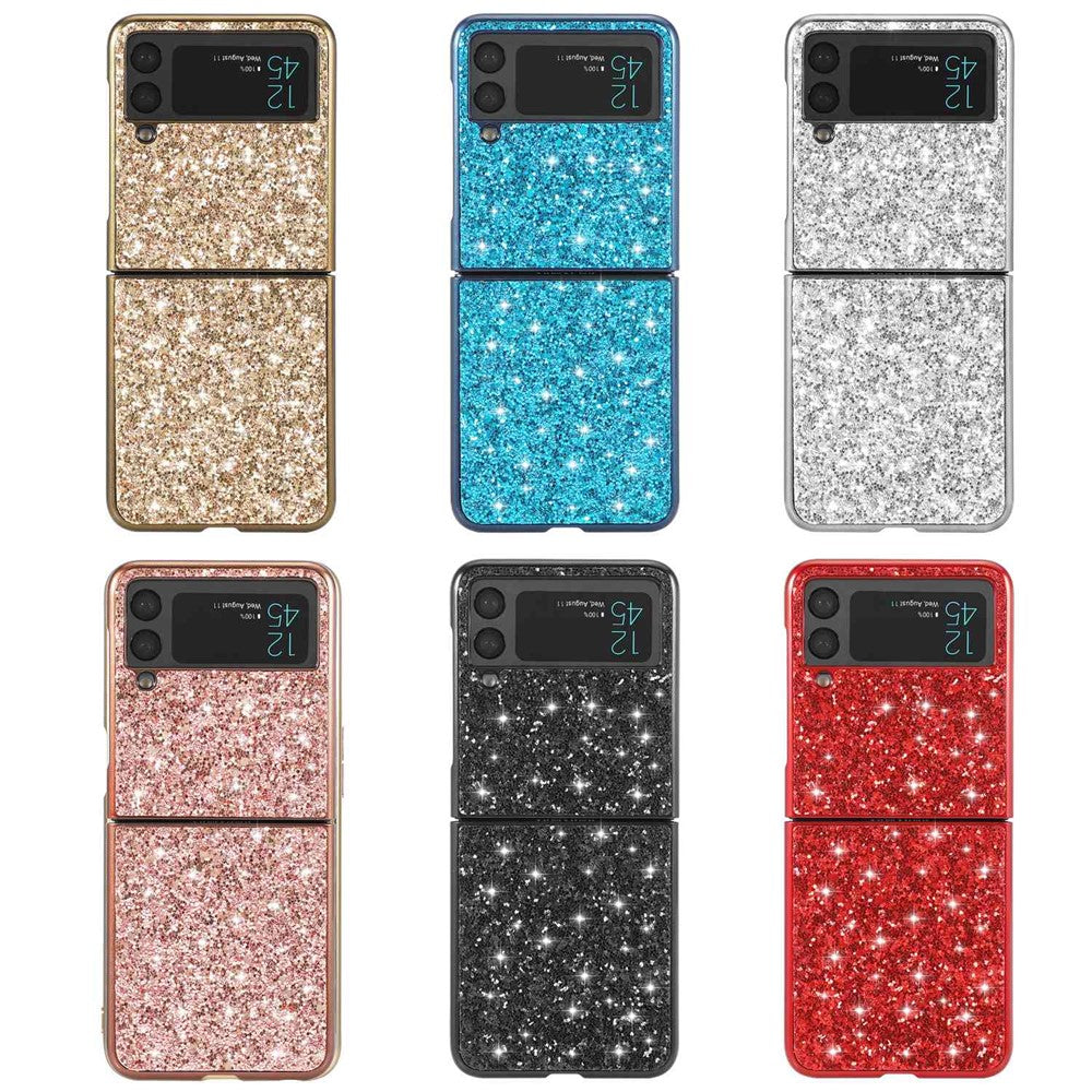 Galaxy Z Flip4 5G Schutzhülle – Funkelnde Glitzer-Rückseite