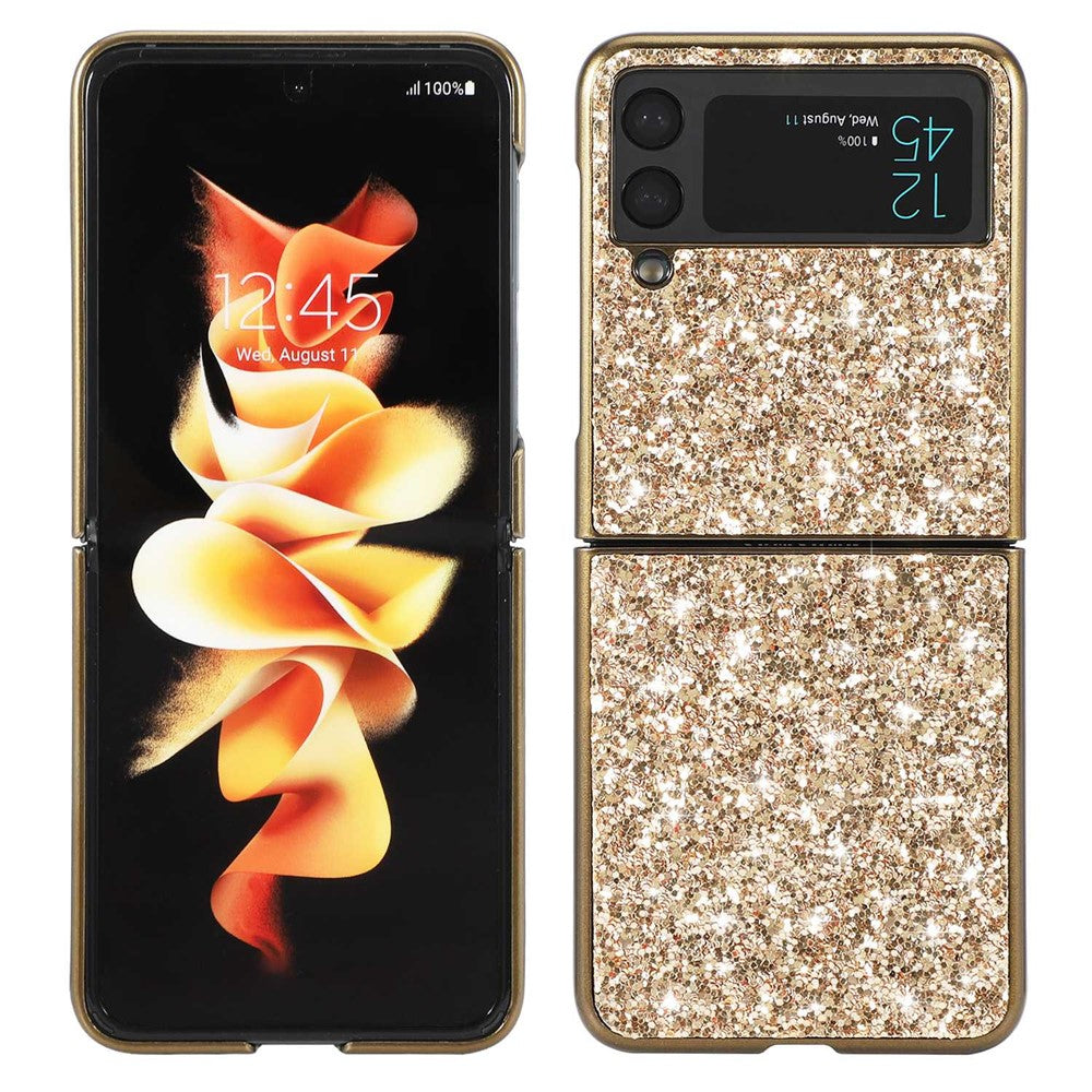 Galaxy Z Flip4 5G Schutzhülle – Funkelnde Glitzer-Rückseite