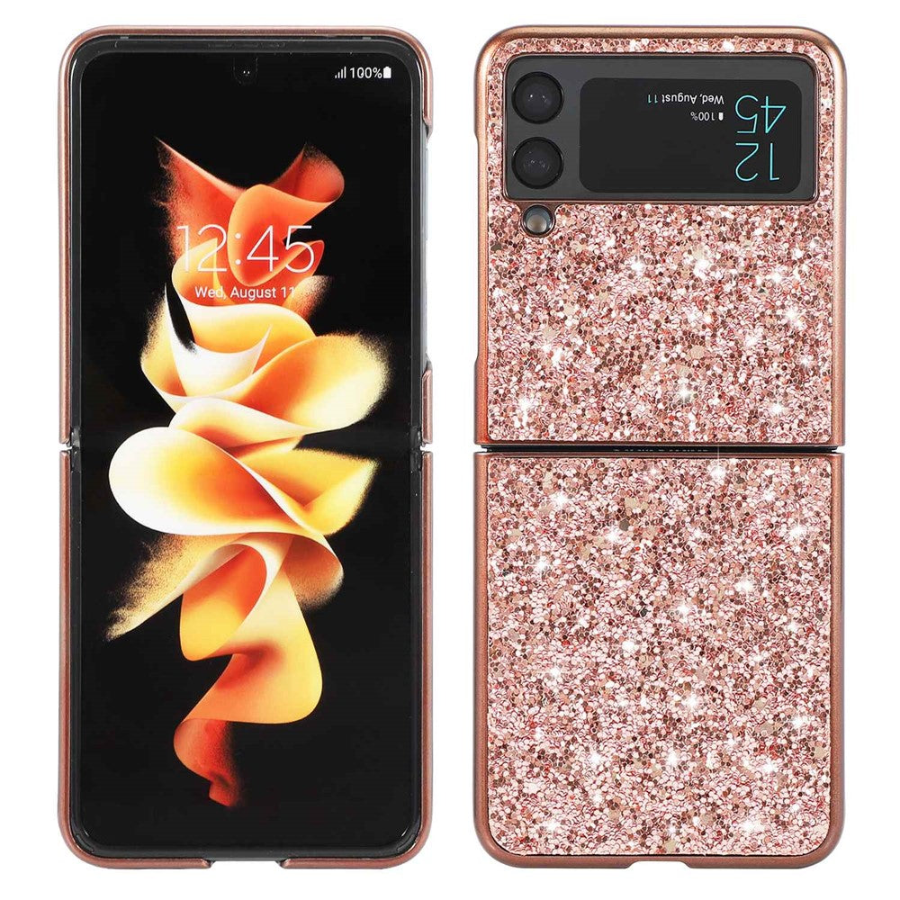 Galaxy Z Flip4 5G Schutzhülle – Funkelnde Glitzer-Rückseite