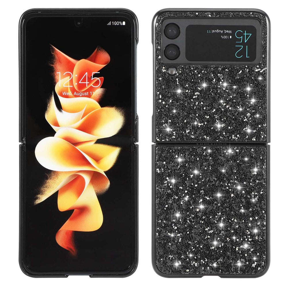 Galaxy Z Flip4 5G Schutzhülle – Funkelnde Glitzer-Rückseite