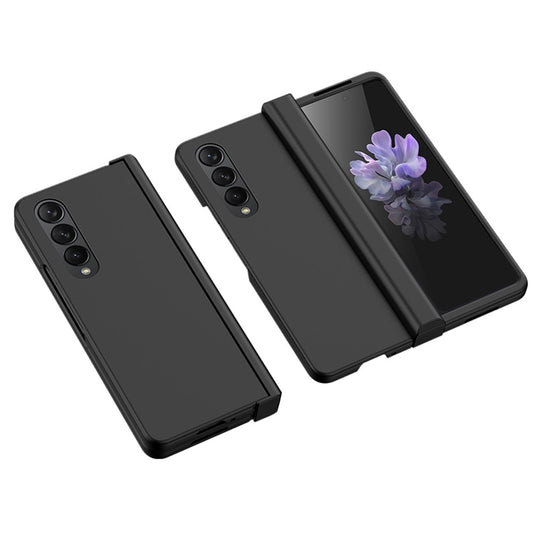Galaxy Z Fold4 5G – Handyhülle aus Kunststoff, mit Scharnierschutz, stoßfest, mit Soft-Touch-Oberfläche