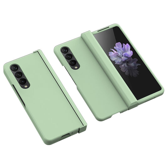 Galaxy Z Fold4 5G – Handyhülle aus Kunststoff, mit Scharnierschutz, stoßfest, mit Soft-Touch-Oberfläche